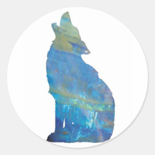 Pegatinas del lobo óptico