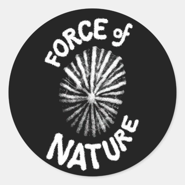 Pegatinas del logo de Fuerza de la Naturaleza (Anverso)