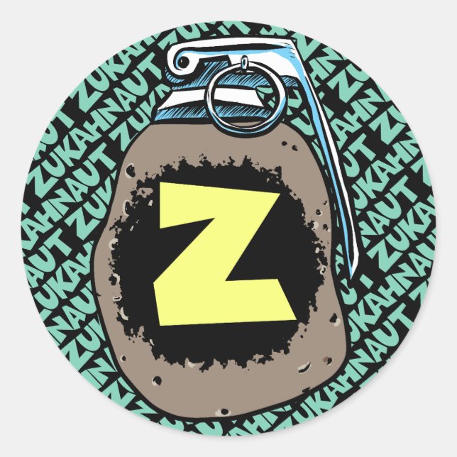 Pegatinas del logo de la Granada de la Papa (Anverso)