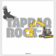 Pegatinas del Logo de Rock Tapraq