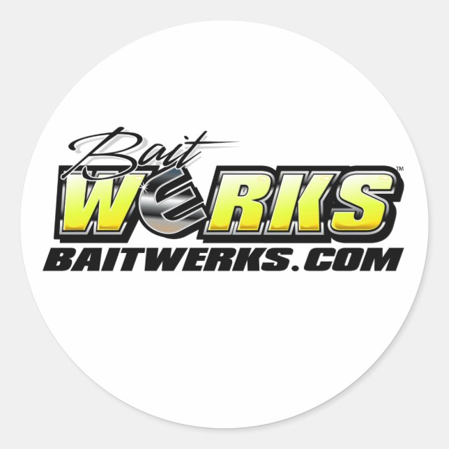 Pegatinas del logotipo de Bait Werks (Anverso)