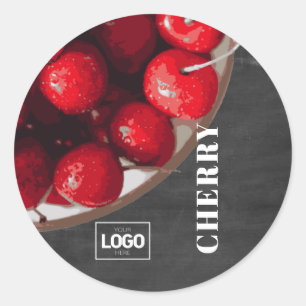 Pegatinas del logotipo de Brandy Cherry para produ