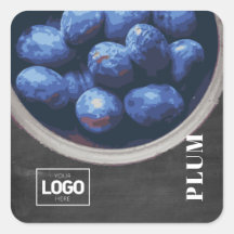 Pegatinas del logotipo de Brandy Plum para product