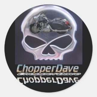 Pegatinas del logotipo de ChopperDave