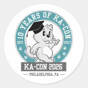 Pegatinas del logotipo de KACON 2026