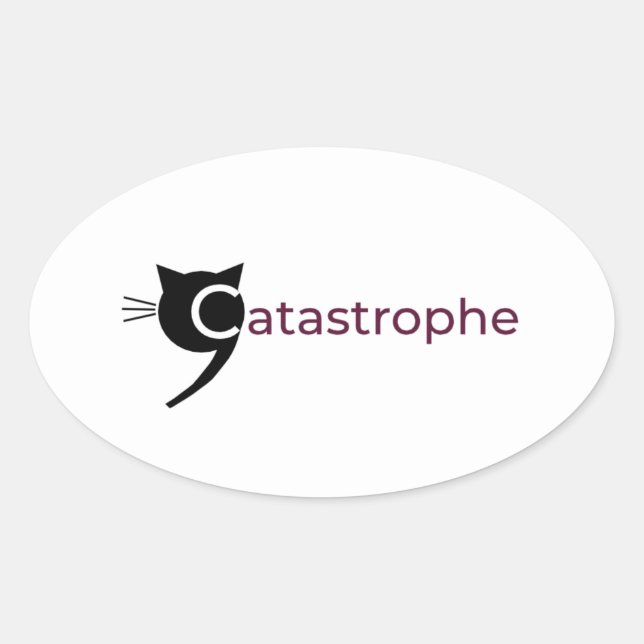 Pegatinas del logotipo de la catástrofe (Anverso)
