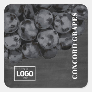 Pegatinas del logotipo de las uvas de marca de pro