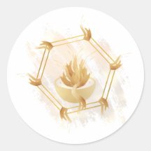 Pegatinas del logotipo de Morning Glory Encr