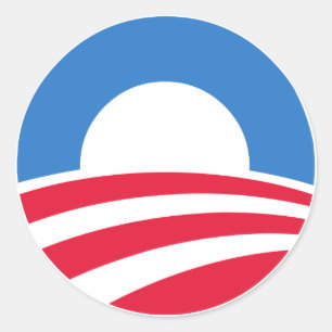 Pegatinas del logotipo de presidente Barack Obama