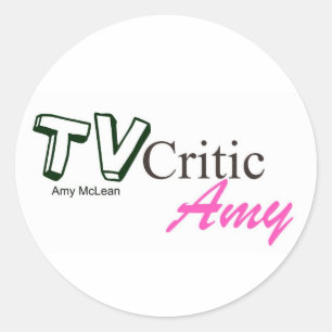 Pegatinas del logotipo de TVCriticAmy