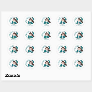 Pegatinas del logotipo de Whimsically Writ
