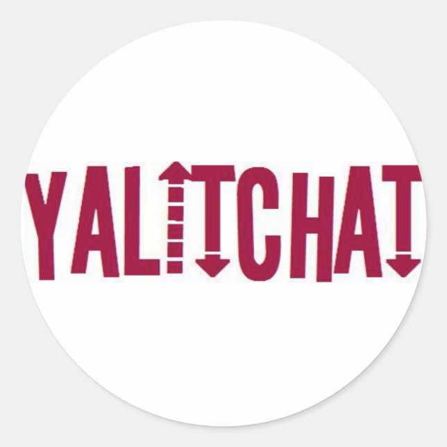 Pegatinas del logotipo de YALITCHAT (Anverso)