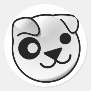 Pegatinas del logotipo del perrito
