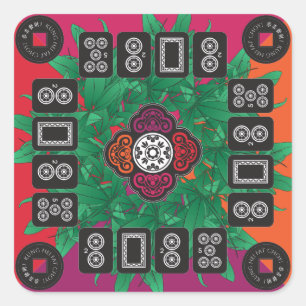 Pegatinas del Mah Jongg Money Tree 2025