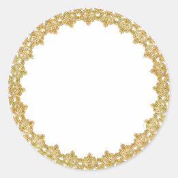 Pegatinas del marco dorado del personalizable