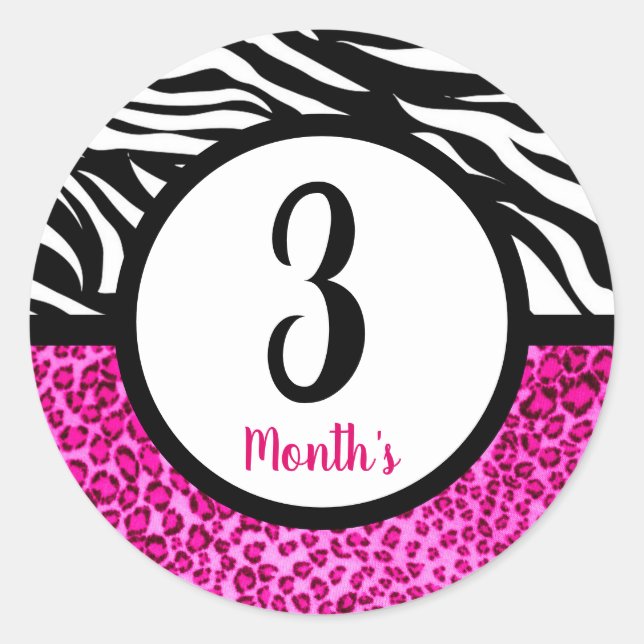 Pegatinas del Mes del Bebé (Anverso)