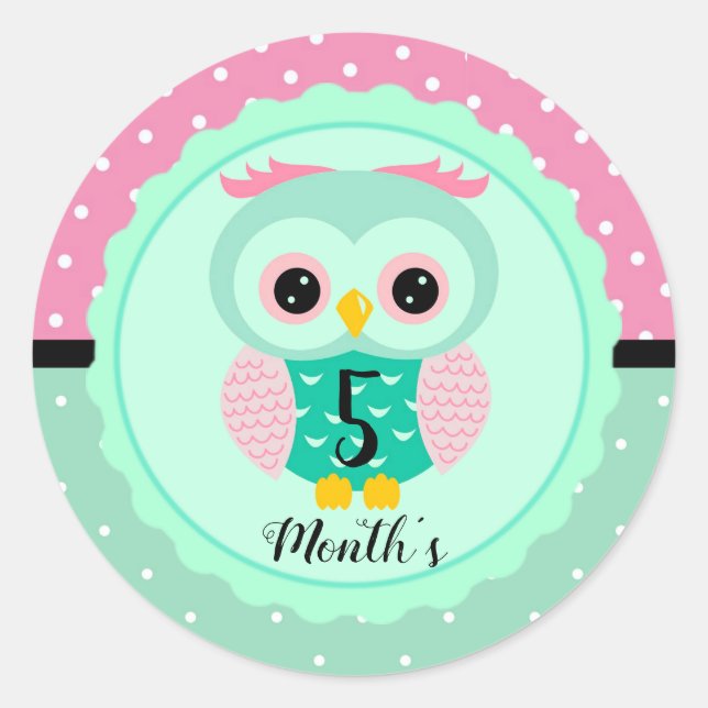 Pegatinas del Mes del Bebé (Anverso)