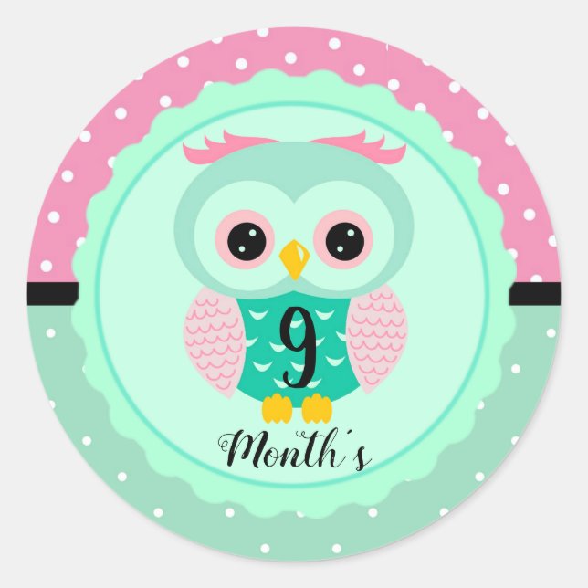 Pegatinas del Mes del Bebé (Anverso)