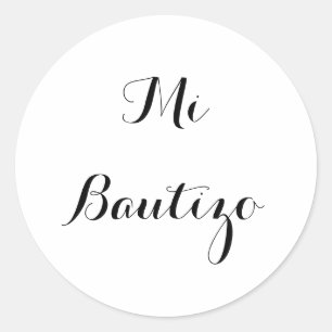 Pegatinas del MI Bautizo