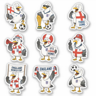 Pegatinas del Mundial de Inglaterra