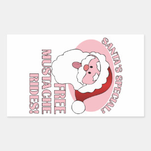 Pegatinas del Mustache de Santa Rides
