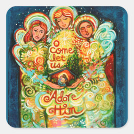 Pegatinas del navidad Angel Holiday