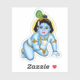 Pegatinas del Niño Krishna