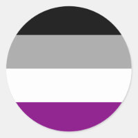 Pegatinas del Orgullo Asexual