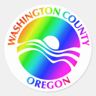Pegatinas del Orgullo del Condado de Washington