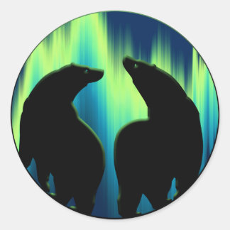 Pegatinas del oso polar Pegatinas y regalos de art