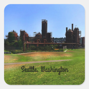 Pegatinas del Parque de Obras de Gas de Seattle #1