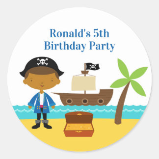 Pegatinas del Partido del Cumpleaños del Pirata