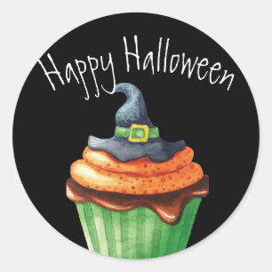 Pegatinas del pastel de Halloween