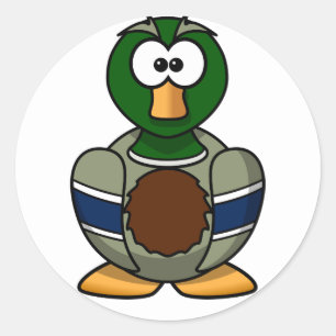 Pegatinas del pato del pato silvestre del dibujo