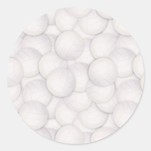 Pegatinas del patrón de voleibol (Anverso)