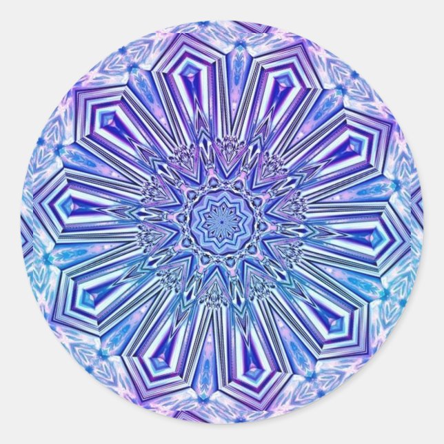 Pegatinas del Patrón Kaleidoscope Estrella del Hie (Anverso)