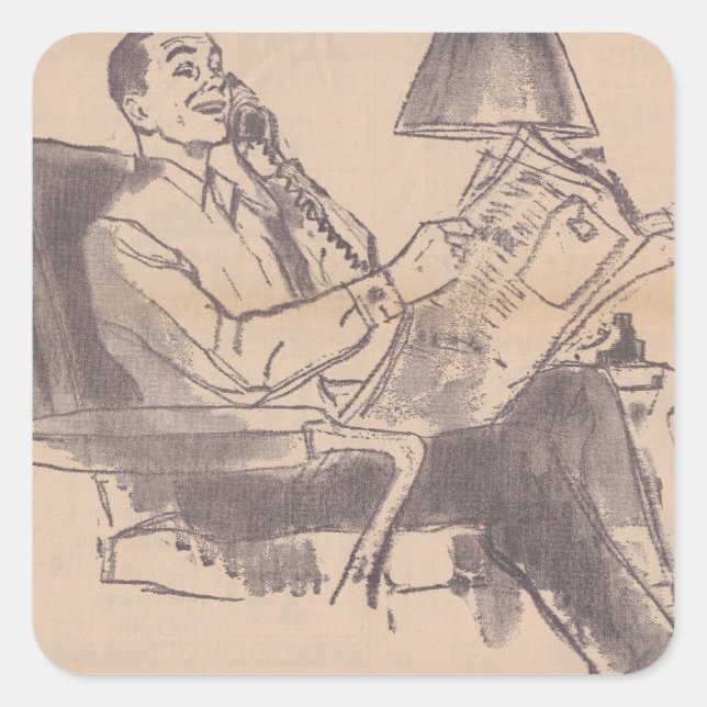 Pegatinas del periódico de moda Dad (Anverso)