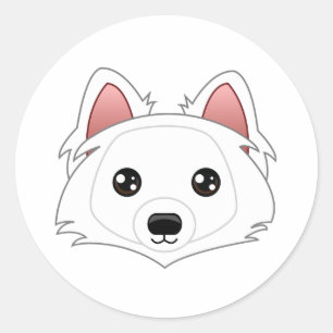 Pegatinas del perro esquimal