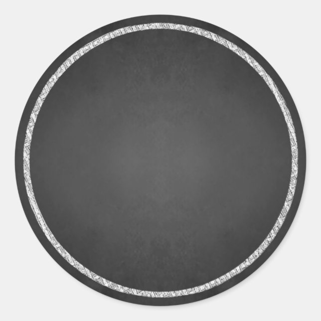 Pegatinas del personalizable Blank Faux Chalkboard (Anverso)