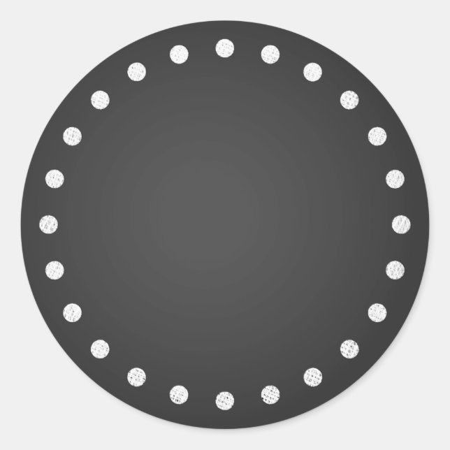 Pegatinas del personalizable Blank Faux Chalkboard (Anverso)