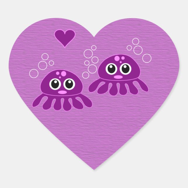 Pegatinas del personalizable Octopus Love (Anverso)