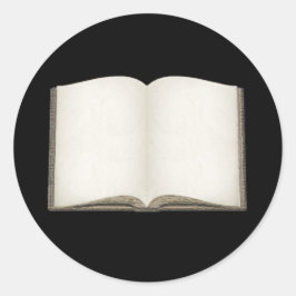 Pegatinas del personalizable Open Book
