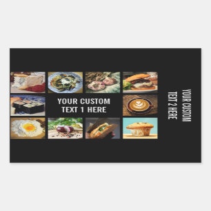 Pegatinas del personalizado de Foodie