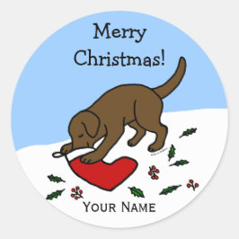 Pegatinas del Personalizado de Navidades del Labor