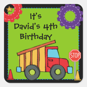 Pegatinas del personalizado del camión volquete