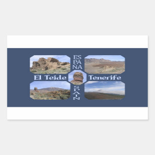 Pegatinas del personalizado del EL Teide
