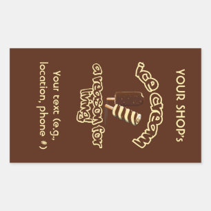 Pegatinas del personalizado Ice Cream