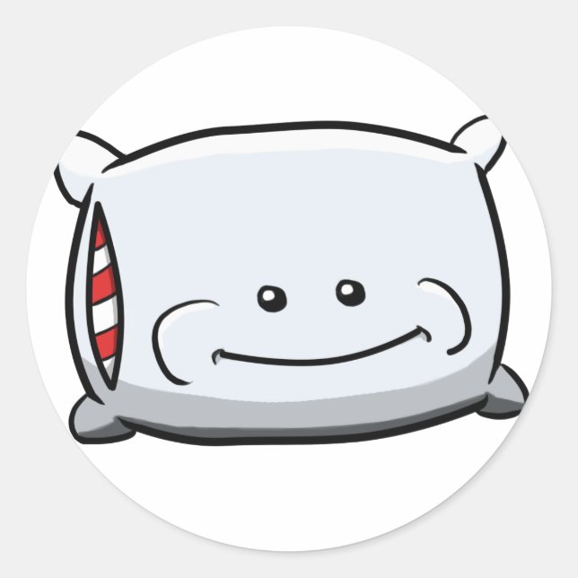 Pegatinas del Pillow feliz (Anverso)
