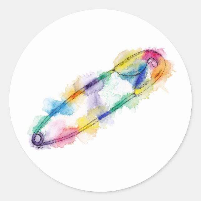 Pegatinas del pinza de seguridad del arcoiris (Anverso)