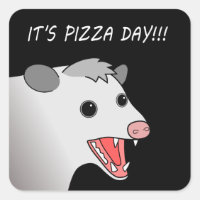 Pegatinas del Possum Pizza Day